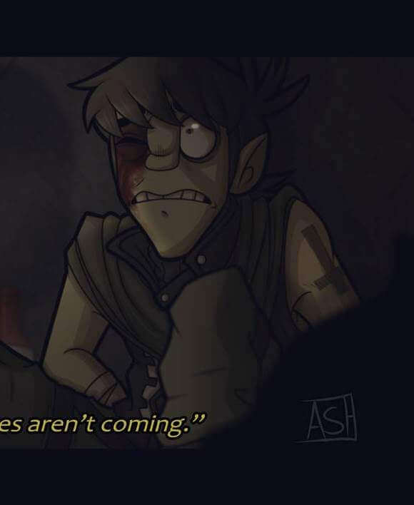 gorillaz фанарт